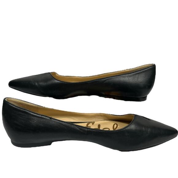 Sam Edelman Ruby Leather Upper Pointed Flats / Size-8 - Picture 8 of 9